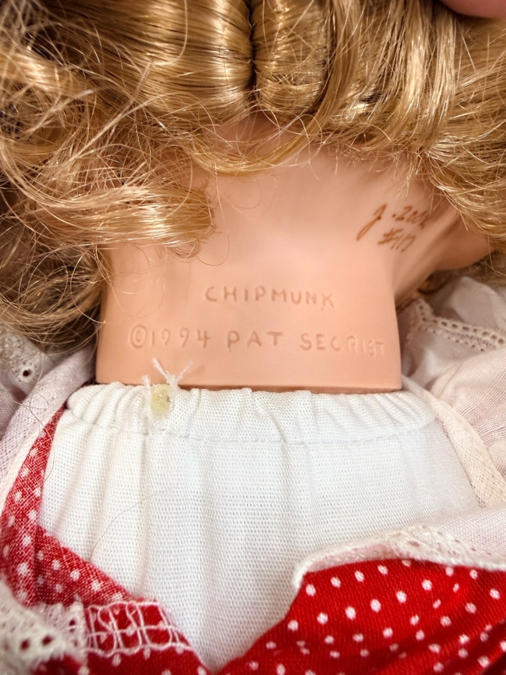 PAT SECRIST 1994 “Chipmunk” Doll - Picture 10 of 14